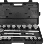 SET CHIAVI BUSSOLA 19 50 MM CRICCHETTO CAMION TRATTORE 3/4" ACCIAIO 21 PZ 500aw