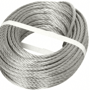 FUNE COMMERCIALE CAVO CORDA ACCIAIO ZINCATO 72FILI 50MT 10MM 3200KG PARANCO 331