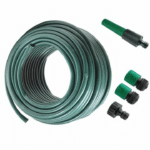 TUBO GIARDINO GIARDINAGGIO ACQUA 20 MT METRI IRRIGAZIONE + RACCORDI 1/2" 088