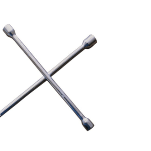 CHIAVE CROCE PNEUMATICI RUOTE AUTO SMONTAGGIO 1/2" ESAGONALE ATTACCO QUADRO