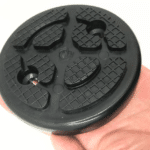TAMPONI TAMPONE IN GOMMA PER PONTE SOLLEVATORE PONTI OFFICINA DIAM 120 MM FORI