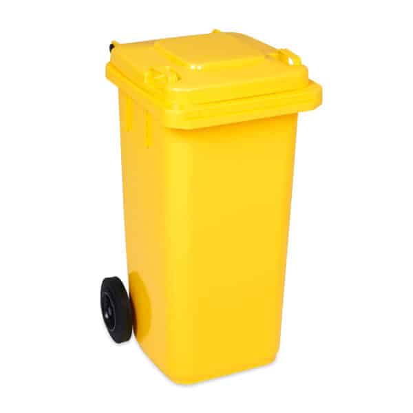 PATTUMIERA BIDONE RACCOLTA DIFFERENZIATA 120 LT NORME EN840 HACCP COPERCHIO