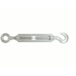 TENDITORE ACCIAIO ZINCATO INOX OCCHIO GANCIO 10MM PER FUNE FUNI VERRICELLO 379ZA