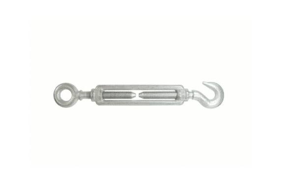 TENDITORE ACCIAIO ZINCATO INOX OCCHIO GANCIO 10MM PER FUNE FUNI VERRICELLO 379ZA