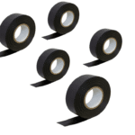 5 ROTOLI ROTOLO NASTRO ISOLANTE CABLAGGIO CAVI ELETTRICI 0.18x19 MM NERO 19mt 98