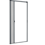 ZANZARIERA LATERALE PORTA FINESTRA PORTE RIDUCIBILE FRIZIONE 115X230 GRIGIO 3411