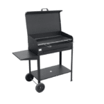 BARBECUE ARTIGIANALE A CARBONE CARBONELLA 100x40x90 cm COPERCHIO CON RUOTE 657