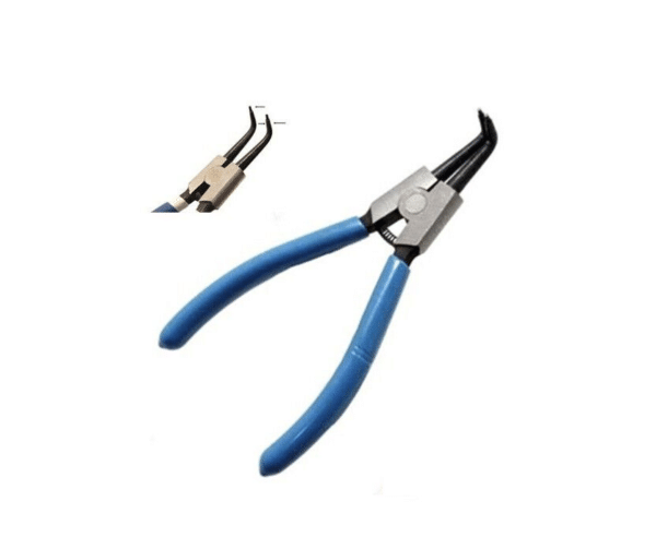PINZA 170MM PINZE SEEGER SEGER ANELLI ELASTICI STRINGERE CHIUDERE CURVA 90° 260x