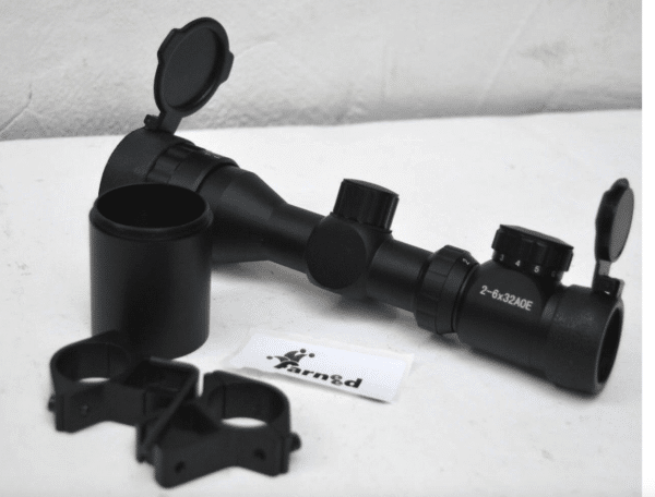 MIRINO OTTICO PRECISIONE FUCILE CARABINA 2-6 X 32 AOE illuminato ottica SOFT AIR