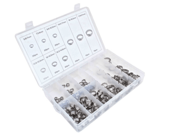 SET 170 PZ FASCETTE STRINGITUBO ASSORTIMENTO TUBI FLESSIBILI TUBO MORSETTI TC016