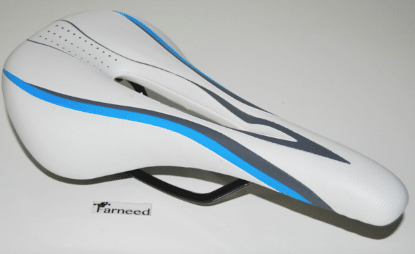 SELLA SELLINO BICI BICICLETTA MODELLO "VELA" ELASTOMETRO MTB CORSA CON FORO