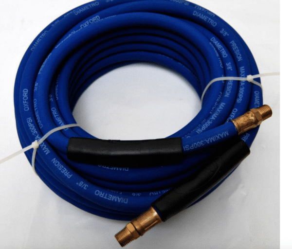 TUBO ARIA COMPRESSORE in gomma ATTACCO RAPIDO 12MT INNESTO a vite farneed 3/8 OX