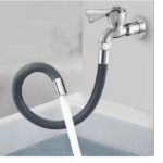 TUBO PROLUNGA RUBINETTO RUBINETTI LAVABO LAVELLO FLESSIBILE 20 CM GRIGIO 197ba