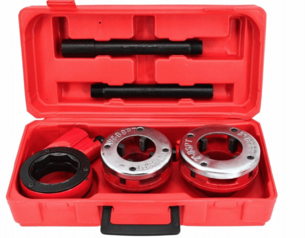 FILIERA FILIERE TUBI TUBO IDRAULICI IDRAULICO 3PZ FILETTATURA 1-1/2" 2" 959aw $ to