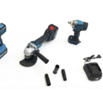 KIT AVVITATORE IMPULSI TRAPANO FLEX SMERIGLIATRICE BATTERIA 21V VALIGIA 384xi
