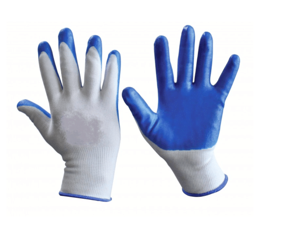 60 PAIA DI GUANTI DA LAVORO SPALMATI NYLON NITRILE GUANTO COPPIA MISURA 10 GL10