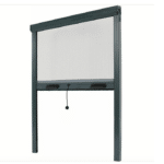 ZANZARIERA A RULLO AVVOLGIBILE FINESTRA 100x170 RIDUCIBILE ALLUMINIO GRIGIO 3402