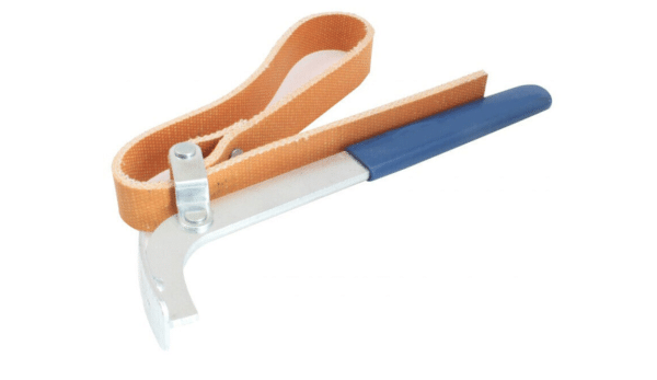 CHIAVE A NASTRO FASCIA SMONTAGGIO FILTRO OLIO 25 160 mm IN ACCIAIO E GOMMA 381sa