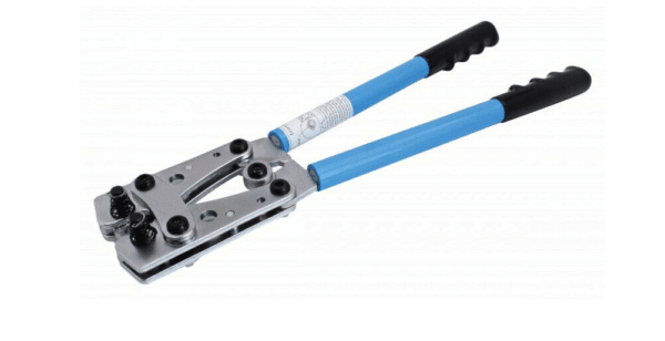 PINZA CRIMPATRICE CRIMPARE TERMINALI TUBI RAME ALLUMINIO CAPICORDA 6 50 MM 856sa