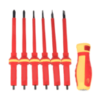 SET CACCIAVITI CACCIA VITE 6 PZ ELETTRICISTA TAGLIO PIATTO CROCE GIRAVITI 833RU