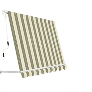 TENDA DA SOLE A CADUTA BALCONE SENZA CASSONE 3x2,5 MT BEIGE RIGATO 3906