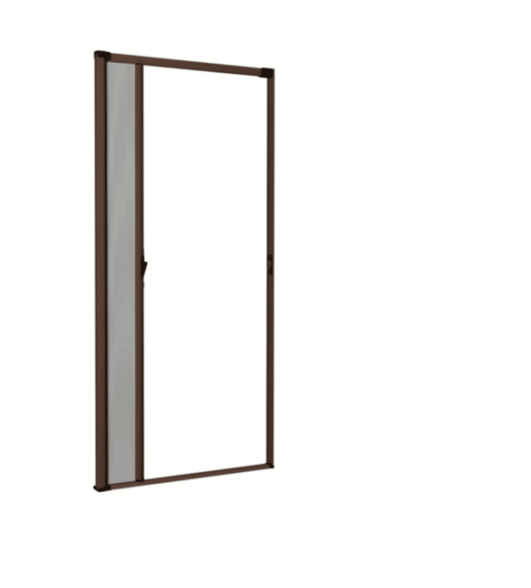 ZANZARIERA RULLO LATERALE PORTA FINESTRA RIDUCIBILE FRIZIONE 115X230 MARRONE 0982