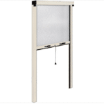 ZANZARIERA RULLO AVVOLGIBILE FINESTRE FRIZIONE 140X250 RIDUCIBILE AVORIO 0932