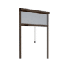 ZANZARIERA RULLO AVVOLGIBILE MARRONE FINESTRE FRIZIONE 80X250 RIDUCIBILE 0934