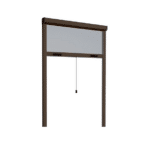 ZANZARIERA RULLO AVVOLGIBILE MARRONE FINESTRE FRIZIONE 80X250 RIDUCIBILE 0934