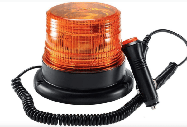 LUCE LAMPEGGIANTE 72 LED SEGNALATORE EMERGENZA EFFETTO ROTANTE MAGNETICO 935H