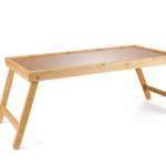 VASSOIO LETTO IN BAMBOO MULTIUSO COLAZIONE 50X30 CM PIEDI RECLINABILI 636