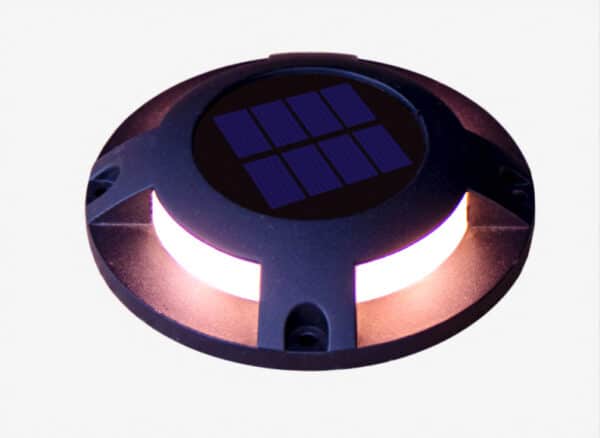 FARETTO LED FOTOVOLTAICO 5 LUMEN SEGNAPASSO CARRABILE CALPESTABILE IP67 LUCE NATURALE 4000K 109ce