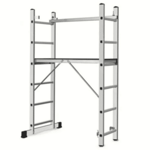 IMPALCATURA TRABATTELLO MULTIFUNZIONE PONTEGGIO PIATTAFORMA SCALA REGOLABILE 6 GRADINI 032db