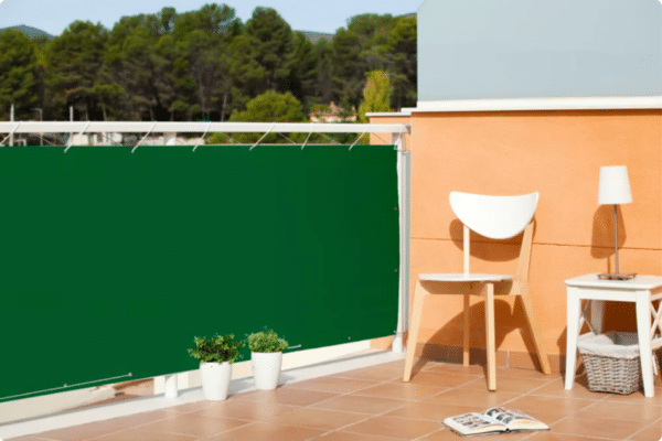 TELO COPERTURA FRANGIVISTA PVC CM 90x300 RECINZIONE BALCONE VERDE 342df