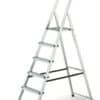 SCALA ALLUMINIO DOMESTICA PIEGHEVOLE LEGGERA 6 GRADINI H 191cm 125 KG SALVASPAZIO 007dr