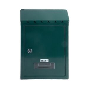 CASSETTA BUCA POSTALE LETTERE POSTA FERRO CASA ESTERNO VERDE 961vit