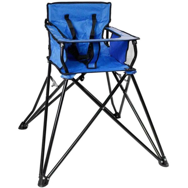 SEGGIOLONE SEDIOLONE BAMBINO BIMBI PIEGHEVOLE CAMPEGGIO BLU 79cm 546ds