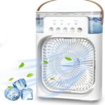 MINI VENTILATORE NEBULIZZATORE LED VAPORE PORTATILE USB ARIA FREDDA 400 ML 139ds