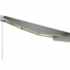 TENDA DA SOLE BALCONE ESTERNO AVVOLGIBILE RULLO 3x2 mt GRIGIO 82v