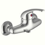 MISCELATORE RUBINETTO CROMATO MONOCOMANDO VASCA DOCCIA PARETE CON ATTACCO PER TUBO 447sw