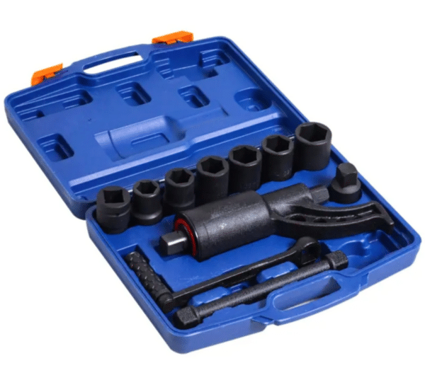 MOLTIPLICATORE DI FORZA 1" SMONTAGGIO RUOTE DADI 7 BUSSOLE 21 38 mm CAMION MEZZI PESANTI 1:64 LSW