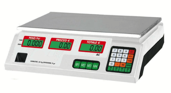 BILANCIA ELETTRONICA PROFESSIONALE DA BANCO DIGITALE 35 KG 2 GRAMMI CUCINA 990ks