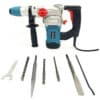TRAPANO MARTELLO DEMOLITORE TASSELLATORE ELETTRICO 26mm 1500W PLUS PUNTE 194vt