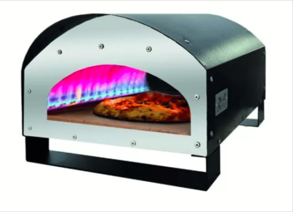 FORNO PIZZA PIZZE GAS GPL PORTATILE CUCINA CM 45x60x32 H ACCIAO INOX 941 mil