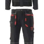 COMPLETO LAVORO GIACCA PANTALONE TUTA GIUBOTTO 2PZ MECCANICO TECNICO TASCHE TO TAGLIA XL 375to