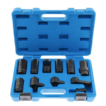 Kit bussole rimozione iniettori attrezzi motore sonda lambda presa aria 11 pz 034sa