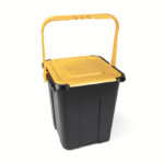 Bidone bidoncino pattumiera plastica raccolta differenziata rifiuti giallo 20 lt 076du