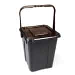 Bidone bidoncino pattumiera plastica raccolta differenziata rifiuti marrone 20 lt 073du