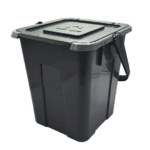 Bidone bidoncino pattumiera plastica raccolta differenziata rifiuti verde 20 lt 079du