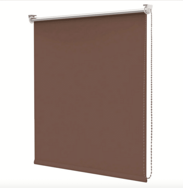 TENDA DA SOLE A CADUTA RULLO BALCONE CON CATENA CATENELLA 60x160 cm MARRONE FANTASIA 959ds